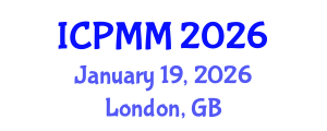 International Conference on Pain Medicine and Management (ICPMM) January 19, 2026 - London, United Kingdom International Conference on Pain Medicine and Management (ICPMM) January 19, 2026 - London, United Kingdom