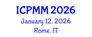 International Conference on Pain Medicine and Management (ICPMM) January 12, 2026 - Rome, Italy International Conference on Pain Medicine and Management (ICPMM) January 12, 2026 - Rome, Italy