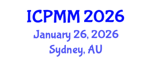 International Conference on Pain Medicine and Management (ICPMM) January 26, 2026 - Sydney, Australia International Conference on Pain Medicine and Management (ICPMM) January 26, 2026 - Sydney, Australia