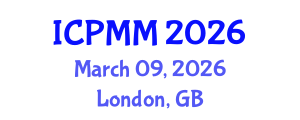 International Conference on Pain Medicine and Management (ICPMM) March 09, 2026 - London, United Kingdom International Conference on Pain Medicine and Management (ICPMM) March 09, 2026 - London, United Kingdom