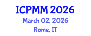 International Conference on Pain Medicine and Management (ICPMM) March 02, 2026 - Rome, Italy International Conference on Pain Medicine and Management (ICPMM) March 02, 2026 - Rome, Italy
