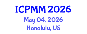 International Conference on Pain Medicine and Management (ICPMM) May 04, 2026 - Honolulu, United States International Conference on Pain Medicine and Management (ICPMM) May 04, 2026 - Honolulu, United States