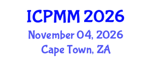 International Conference on Pain Medicine and Management (ICPMM) November 04, 2026 - Cape Town, South Africa
