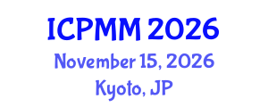 International Conference on Pain Medicine and Management (ICPMM) November 15, 2026 - Kyoto, Japan International Conference on Pain Medicine and Management (ICPMM) November 15, 2026 - Kyoto, Japan