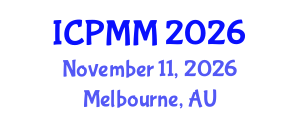 International Conference on Pain Medicine and Management (ICPMM) November 11, 2026 - Melbourne, Australia International Conference on Pain Medicine and Management (ICPMM) November 11, 2026 - Melbourne, Australia