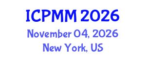 International Conference on Pain Medicine and Management (ICPMM) November 04, 2026 - New York, United States International Conference on Pain Medicine and Management (ICPMM) November 04, 2026 - New York, United States