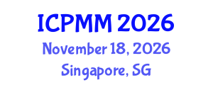 International Conference on Pain Medicine and Management (ICPMM) November 18, 2026 - Singapore, Singapore International Conference on Pain Medicine and Management (ICPMM) November 18, 2026 - Singapore, Singapore