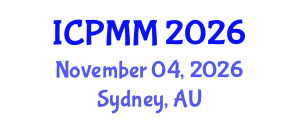 International Conference on Pain Medicine and Management (ICPMM) November 04, 2026 - Sydney, Australia International Conference on Pain Medicine and Management (ICPMM) November 04, 2026 - Sydney, Australia