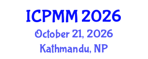 International Conference on Pain Medicine and Management (ICPMM) October 21, 2026 - Kathmandu, Nepal International Conference on Pain Medicine and Management (ICPMM) October 21, 2026 - Kathmandu, Nepal