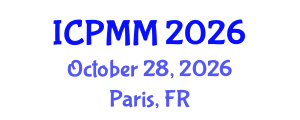 International Conference on Pain Medicine and Management (ICPMM) October 28, 2026 - Paris, France International Conference on Pain Medicine and Management (ICPMM) October 28, 2026 - Paris, France