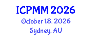 International Conference on Pain Medicine and Management (ICPMM) October 18, 2026 - Sydney, Australia International Conference on Pain Medicine and Management (ICPMM) October 18, 2026 - Sydney, Australia