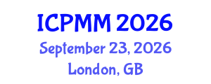International Conference on Pain Medicine and Management (ICPMM) September 23, 2026 - London, United Kingdom