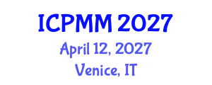International Conference on Pain Medicine and Management (ICPMM) April 12, 2027 - Venice, Italy International Conference on Pain Medicine and Management (ICPMM) April 12, 2027 - Venice, Italy