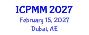 International Conference on Pain Medicine and Management (ICPMM) February 15, 2027 - Dubai, United Arab Emirates International Conference on Pain Medicine and Management (ICPMM) February 15, 2027 - Dubai, United Arab Emirates
