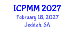 International Conference on Pain Medicine and Management (ICPMM) February 18, 2027 - Jeddah, Saudi Arabia International Conference on Pain Medicine and Management (ICPMM) February 18, 2027 - Jeddah, Saudi Arabia