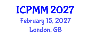 International Conference on Pain Medicine and Management (ICPMM) February 15, 2027 - London, United Kingdom International Conference on Pain Medicine and Management (ICPMM) February 15, 2027 - London, United Kingdom