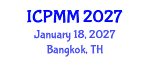 International Conference on Pain Medicine and Management (ICPMM) January 18, 2027 - Bangkok, Thailand International Conference on Pain Medicine and Management (ICPMM) January 18, 2027 - Bangkok, Thailand