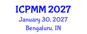 International Conference on Pain Medicine and Management (ICPMM) January 30, 2027 - Bengaluru, India International Conference on Pain Medicine and Management (ICPMM) January 30, 2027 - Bengaluru, India