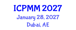 International Conference on Pain Medicine and Management (ICPMM) January 28, 2027 - Dubai, United Arab Emirates International Conference on Pain Medicine and Management (ICPMM) January 28, 2027 - Dubai, United Arab Emirates