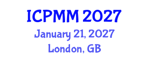 International Conference on Pain Medicine and Management (ICPMM) January 21, 2027 - London, United Kingdom International Conference on Pain Medicine and Management (ICPMM) January 21, 2027 - London, United Kingdom