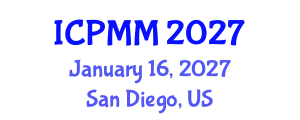 International Conference on Pain Medicine and Management (ICPMM) January 16, 2027 - San Diego, United States International Conference on Pain Medicine and Management (ICPMM) January 16, 2027 - San Diego, United States
