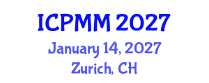 International Conference on Pain Medicine and Management (ICPMM) January 14, 2027 - Zurich, Switzerland International Conference on Pain Medicine and Management (ICPMM) January 14, 2027 - Zurich, Switzerland