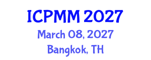 International Conference on Pain Medicine and Management (ICPMM) March 08, 2027 - Bangkok, Thailand