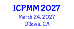 International Conference on Pain Medicine and Management (ICPMM) March 24, 2027 - Ottawa, Canada International Conference on Pain Medicine and Management (ICPMM) March 24, 2027 - Ottawa, Canada