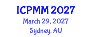 International Conference on Pain Medicine and Management (ICPMM) March 29, 2027 - Sydney, Australia International Conference on Pain Medicine and Management (ICPMM) March 29, 2027 - Sydney, Australia