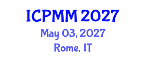 International Conference on Pain Medicine and Management (ICPMM) May 03, 2027 - Rome, Italy International Conference on Pain Medicine and Management (ICPMM) May 03, 2027 - Rome, Italy