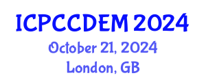 International Conference on Palliative Care, Chronic Diseases and Emergency Medicine (ICPCCDEM) October 21, 2024 - London, United Kingdom