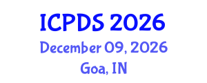 International Conference on Parallel and Distributed Systems (ICPDS) December 09, 2026 - Goa, India International Conference on Parallel and Distributed Systems (ICPDS) December 09, 2026 - Goa, India