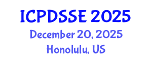 International Conference on Parallel, Distributed Systems and Software Engineering (ICPDSSE) December 20, 2025 - Honolulu, United States