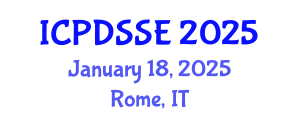 International Conference on Parallel, Distributed Systems and Software Engineering (ICPDSSE) January 18, 2025 - Rome, Italy