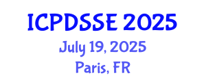 International Conference on Parallel, Distributed Systems and Software Engineering (ICPDSSE) July 19, 2025 - Paris, France