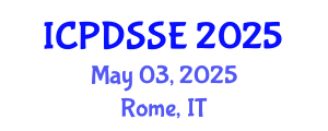 International Conference on Parallel, Distributed Systems and Software Engineering (ICPDSSE) May 03, 2025 - Rome, Italy