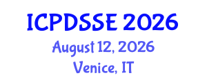 International Conference on Parallel, Distributed Systems and Software Engineering (ICPDSSE) August 12, 2026 - Venice, Italy