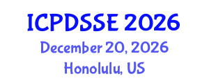 International Conference on Parallel, Distributed Systems and Software Engineering (ICPDSSE) December 20, 2026 - Honolulu, United States International Conference on Parallel, Distributed Systems and Software Engineering (ICPDSSE) December 20, 2026 - Honolulu, United States