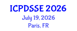 International Conference on Parallel, Distributed Systems and Software Engineering (ICPDSSE) July 19, 2026 - Paris, France