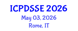 International Conference on Parallel, Distributed Systems and Software Engineering (ICPDSSE) May 03, 2026 - Rome, Italy