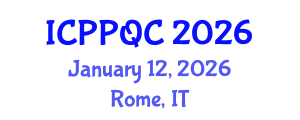 International Conference on Particle Physics and Quantum Cosmology (ICPPQC) January 12, 2026 - Rome, Italy International Conference on Particle Physics and Quantum Cosmology (ICPPQC) January 12, 2026 - Rome, Italy