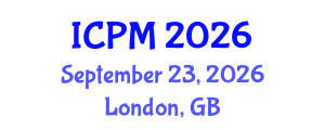 International Conference on Pathology and Microbiology (ICPM) September 23, 2026 - London, United Kingdom