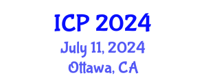 International Conference on Pathology (ICP) July 11, 2024 - Ottawa, Canada