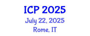International Conference on Pathology (ICP) July 22, 2025 - Rome, Italy