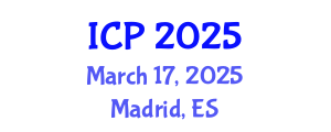 International Conference on Pathology (ICP) March 17, 2025 - Madrid, Spain