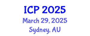 International Conference on Pathology (ICP) March 29, 2025 - Sydney, Australia