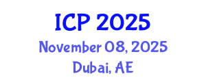 International Conference on Pathology (ICP) November 08, 2025 - Dubai, United Arab Emirates