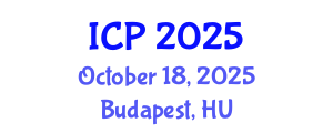 International Conference on Pathology (ICP) October 18, 2025 - Budapest, Hungary