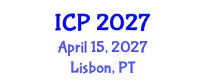 International Conference on Pathology (ICP) April 15, 2027 - Lisbon, Portugal International Conference on Pathology (ICP) April 15, 2027 - Lisbon, Portugal