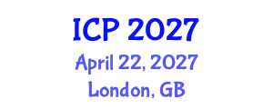 International Conference on Pathology (ICP) April 22, 2027 - London, United Kingdom International Conference on Pathology (ICP) April 22, 2027 - London, United Kingdom
